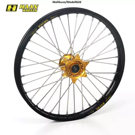 Haan wheel YZ80/85 93- 19-1,40 GOLD HUB/BLACK RIM - Duell MP varaosat ja tarvikkeet - 63895 - 1
