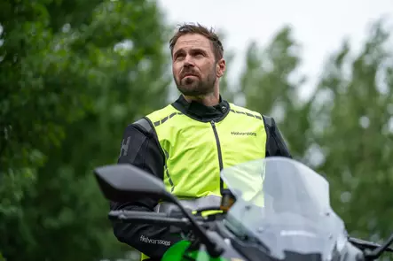 Halvarssons Huomioliivi Hi-Vis Vest Keltainen, 3XL/4XL - Duell ajovarusteet - 30915 - 1