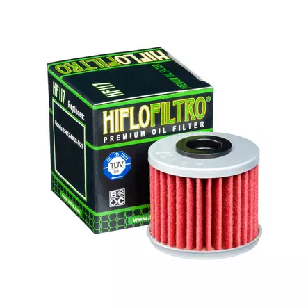 Hiflo öljynsuodatin HF117 - Duell MP varaosat ja tarvikkeet - 128515 - 1