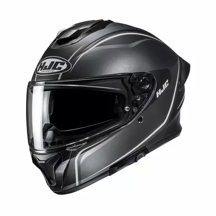 HJC Kypärä C71 Quez Musta/Harmaa MC5SF, S - Duell ajovarusteet - 55395 - 1