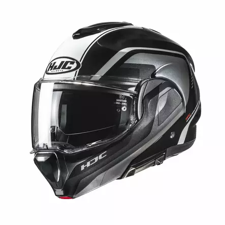 HJC Kypärä F100 Reef Musta/Harmaa MC21, 2XL - Duell ajovarusteet - 55675 - 1