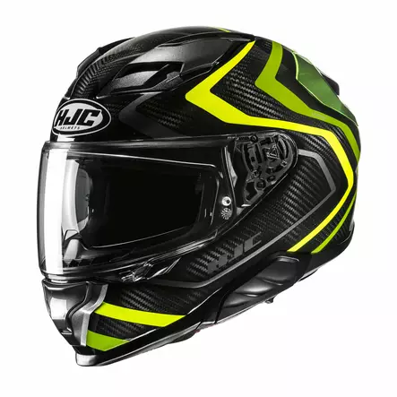 HJC Kypärä F71 Carbon Nevio Musta/Fluo Keltainen MC3H S - Duell ajovarusteet - 56625 - 1