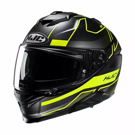 HJC Kypärä i71 Irox MC3HSF Musta/Fluo Keltainen L - Duell ajovarusteet - 56285 - 1