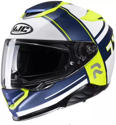 HJC Kypärä RPHA 71 Zecha Sininen/Valkoinen/Fluo Keltainen MC3HSF S 55-56cm - Duell ajovarusteet - 56265 - 1