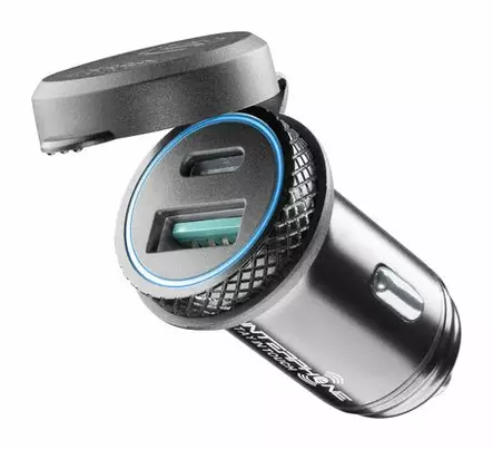 Interphone USB adapter for cigarette lighter USB-A&C - Duell MP varaosat ja tarvikkeet - 116415 - 1
