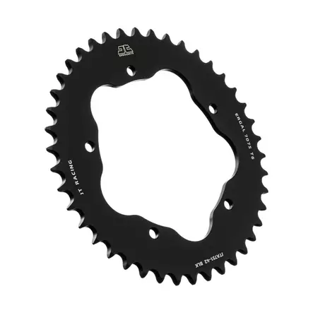 JT Takaratas Alumiini 7075 T6 JTA751.38BLK Musta - Duell MP varaosat ja tarvikkeet - 118205 - 1
