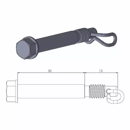 Moto-Master Jarrusatulan sokkatappi TC85 14-20 SX85 12-20 - Duell MP varaosat ja tarvikkeet - 120885 - 1