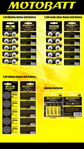 Motobatt AG4,LR626,377 1.5V Alkaline battery (10pcs) - Duell muut varaosat ja tarvikkeet - 131395 - 1