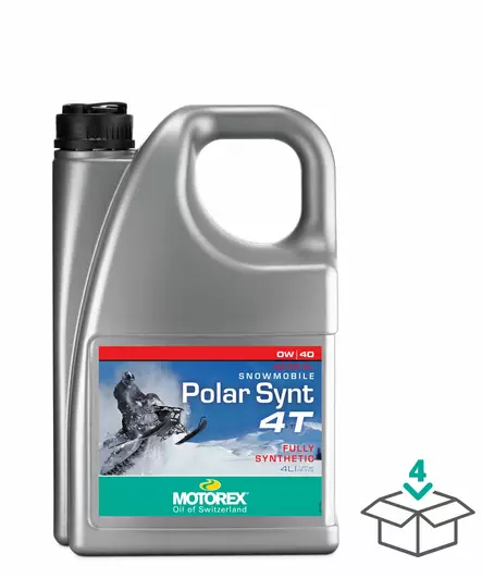Motorex Snowmobile Polar Synt 4T 0W/40 4 ltr (4) - Duell öljyt ja muut nesteet - 63045 - 1