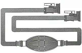 Osculati polttoaineletku + liitin (2kpl) Yamaha 1987- - Duell venetarvikkeet - 4175 - 1
