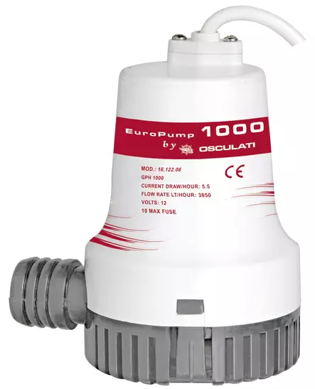 Pilssipumppu Europump II 1000 12v - Duell venetarvikkeet - 141215 - 1