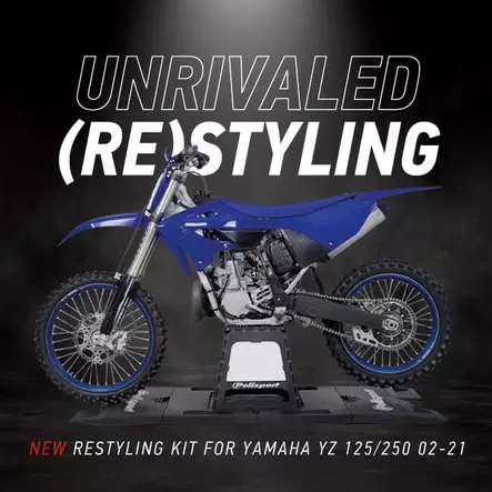 Polisport Complete Restyle Kit YZ125/250 02-21 22 style Blue - Duell MP varaosat ja tarvikkeet - 129965 - 1