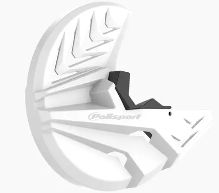 Polisport Disk c/bottom fork p Beta RR 4T/2T(19-..) white/black (8) - Duell MP varaosat ja tarvikkeet - 129185 - 1