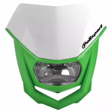 Polisport HALO Headlight White/green (8) - Duell MP varaosat ja tarvikkeet - 131215 - 1