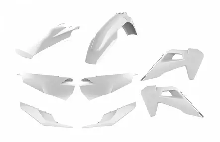 Polisport kit Husqvarna TE/FE(20->) white (1) - Duell MP varaosat ja tarvikkeet - 129765 - 1