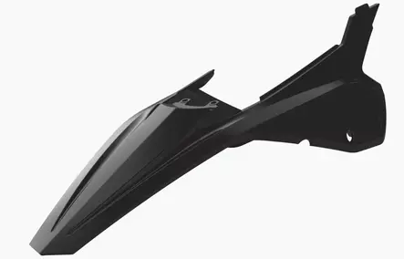 Polisport rear fender/side panel RR (20-24) Black (5) - Duell MP varaosat ja tarvikkeet - 130205 - 1
