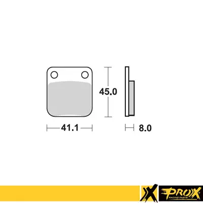 ProX Jarrupalasarja Taakse KX65 '00-23 + RM65 '03-05 - Duell MP varaosat ja tarvikkeet - 80815 - 1
