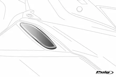 Puig Back Mirror Adapter Tmax 560 20' C/Black - Duell MP varaosat ja tarvikkeet - 94145 - 1