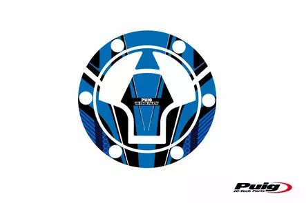 Puig Fuel Cap Cover Mod. Radical Kawasaki C/Blue - Duell MP varaosat ja tarvikkeet - 91915 - 1