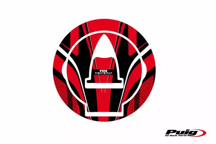 Puig Fuel Cap Cover Radical Ducati C/Red - Duell MP varaosat ja tarvikkeet - 92445 - 1
