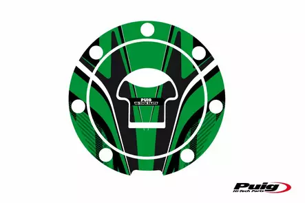 Puig Fuel Cap Cover Radical Honda C/Green - Duell MP varaosat ja tarvikkeet - 93025 - 1