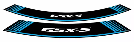 Puig Kit 8 Rim Strips Gsxs C/Blue - Duell MP varaosat ja tarvikkeet - 90915 - 1