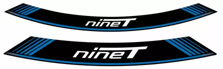 Puig Kit 8 Rim Strips R Nine T C/Blue - Duell MP varaosat ja tarvikkeet - 90235 - 1