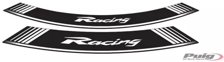 Puig Kit 8 Rim Strips Racing C/White - Duell MP varaosat ja tarvikkeet - 92935 - 1