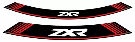 Puig Kit 8 Rim Strips Zxr C/Red - Duell MP varaosat ja tarvikkeet - 90585 - 1