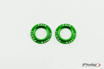 Puig set of green aluminium rings for PHB swing protector - Duell MP varaosat ja tarvikkeet - 98715 - 1