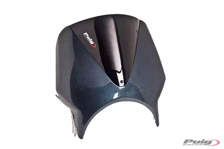 Puig Windscreen Mod.Vision Semif.C/Carbon Screen C/Blac - Duell MP varaosat ja tarvikkeet - 99145 - 1