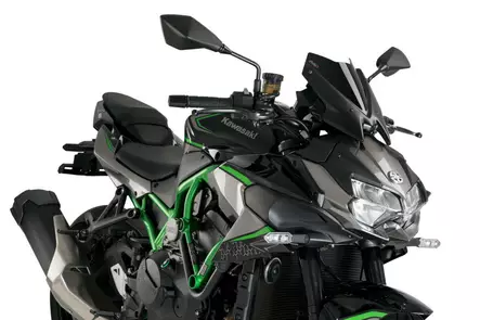 Puig Windshield New Gen. Sport Kawasaki Z H2 C/Black - Duell MP varaosat ja tarvikkeet - 98745 - 1