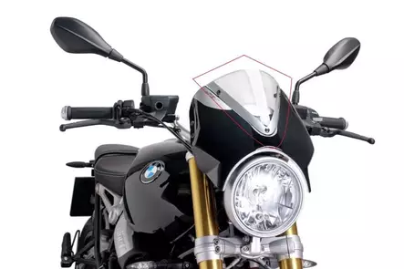 Puig Windshield New Generation Bmw R Nine T 14'-18'Cupu - Duell MP varaosat ja tarvikkeet - 91375 - 1