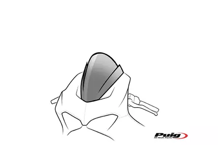 Puig Z-Racing Screen Aprilia Tuono 660 21' C/Clear - Duell MP varaosat ja tarvikkeet - 98285 - 1