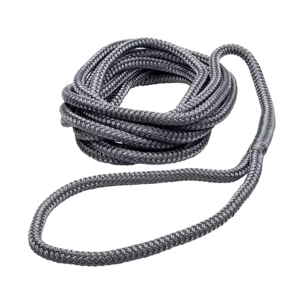 Qvarken Kiinnitysköysi Dockline silmukalla 14mm 10m harmaa - Duell venetarvikkeet - 139485 - 1