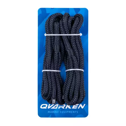 Qvarken Lepuuttajaköysi 10mm 2m navy sin 2kpl - Duell venetarvikkeet - 139185 - 1