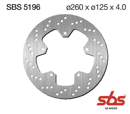 Sbs Jarrulevy Standard - Duell MP varaosat ja tarvikkeet - 122975 - 1