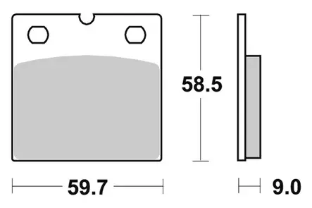 Sbs Jarrupalat Sintered - Duell MP varaosat ja tarvikkeet - 123485 - 1
