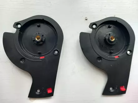 Schuberth C5/E2/S3 Visiirin Rotation capsule ja Base plate, pari - Duell ajovarusteet - 65665 - 1