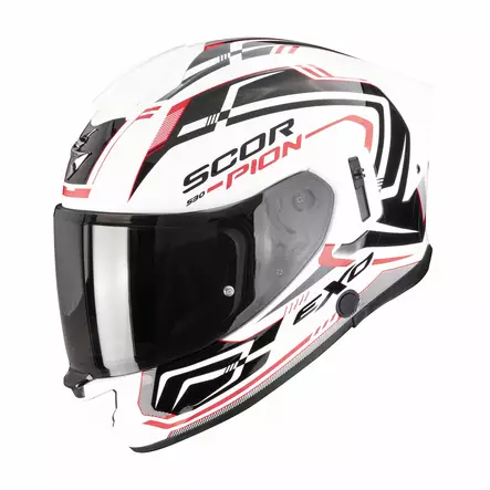 SCORPION Helmet EXO-530 AIR SLOPE White-Black-Red, XL - Duell ajovarusteet - 49135 - 1