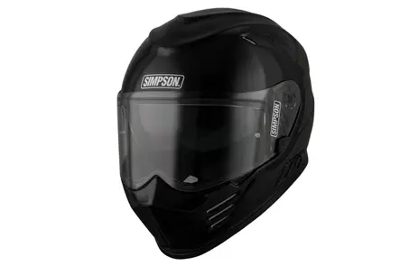 SIMPSON Kypärä Venom 06 solid kiiltävä musta, M - Duell ajovarusteet - 54905 - 1