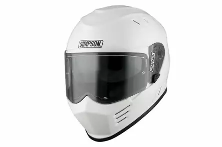 SIMPSON Kypärä Venom 06 solid kiiltävä valkoinen, XL - Duell ajovarusteet - 54475 - 1