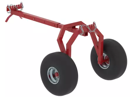 Iron Baltic Juontokärryn takakärry - Mönkijän peräkärryt, reet ja lisävarusteet - 395 - 1