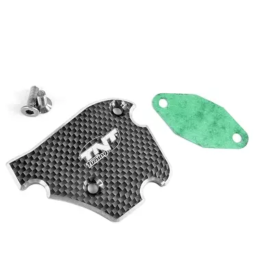 TNT Öljypumpun kansi Carbon-kuvio Derbi Senda 06- / Aprilia RXSX 06- / Gilera - Duell mopojen varaosat ja tarvikkeet - 114695 - 1
