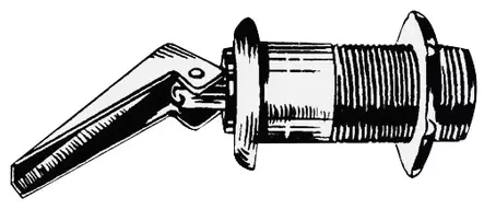 Tyhjennystulppa kumi/nailon 22mm - Duell venetarvikkeet - 6335 - 1