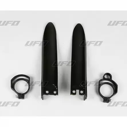 UFO Etuhaarukan suojat KX80/85 98-13 Musta 001 - Duell MP varaosat ja tarvikkeet - 48845 - 1