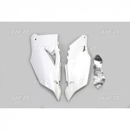 UFO Side panels KX250F 21-24 KX450F 19-23 White 047 - Duell MP varaosat ja tarvikkeet - 48865 - 1