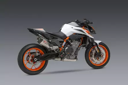 Yoshimura 890 DUKE R 20-21 / 790 DUKE 19-20 AT2 Stainless Slip-On Exhaust, w/ S - Duell MP varaosat ja tarvikkeet - 113475 - 1