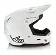 6D Helmet ATR-3 Solid Gloss White FIM - M - Duell ajovarusteet - 58175 - 1