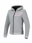 Alpinestars Ajohuppari Naisten Chrome v2 Harmaa/Pinkki, S - Duell ajovarusteet - 41065 - 1